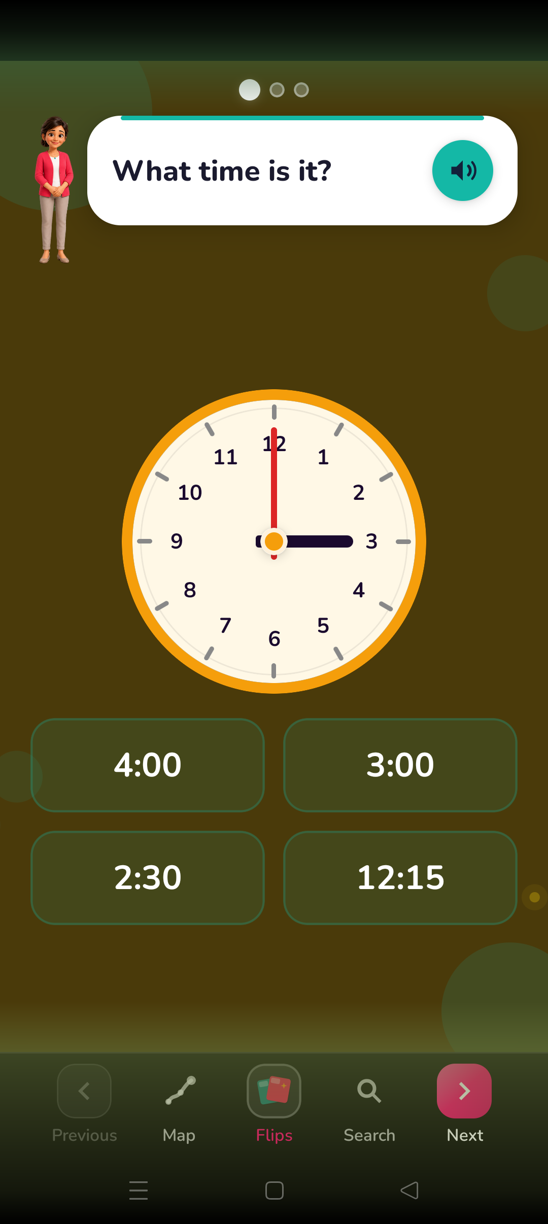 EduModes App Clock Lesson