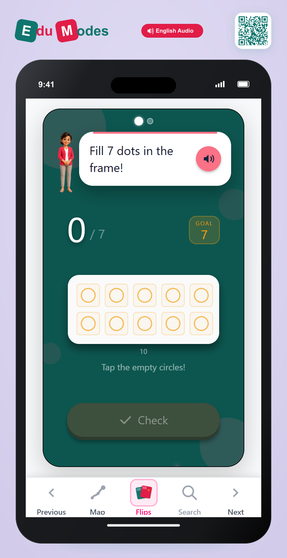 Ten Frame up to 10 - Interactive Learning Game Preview