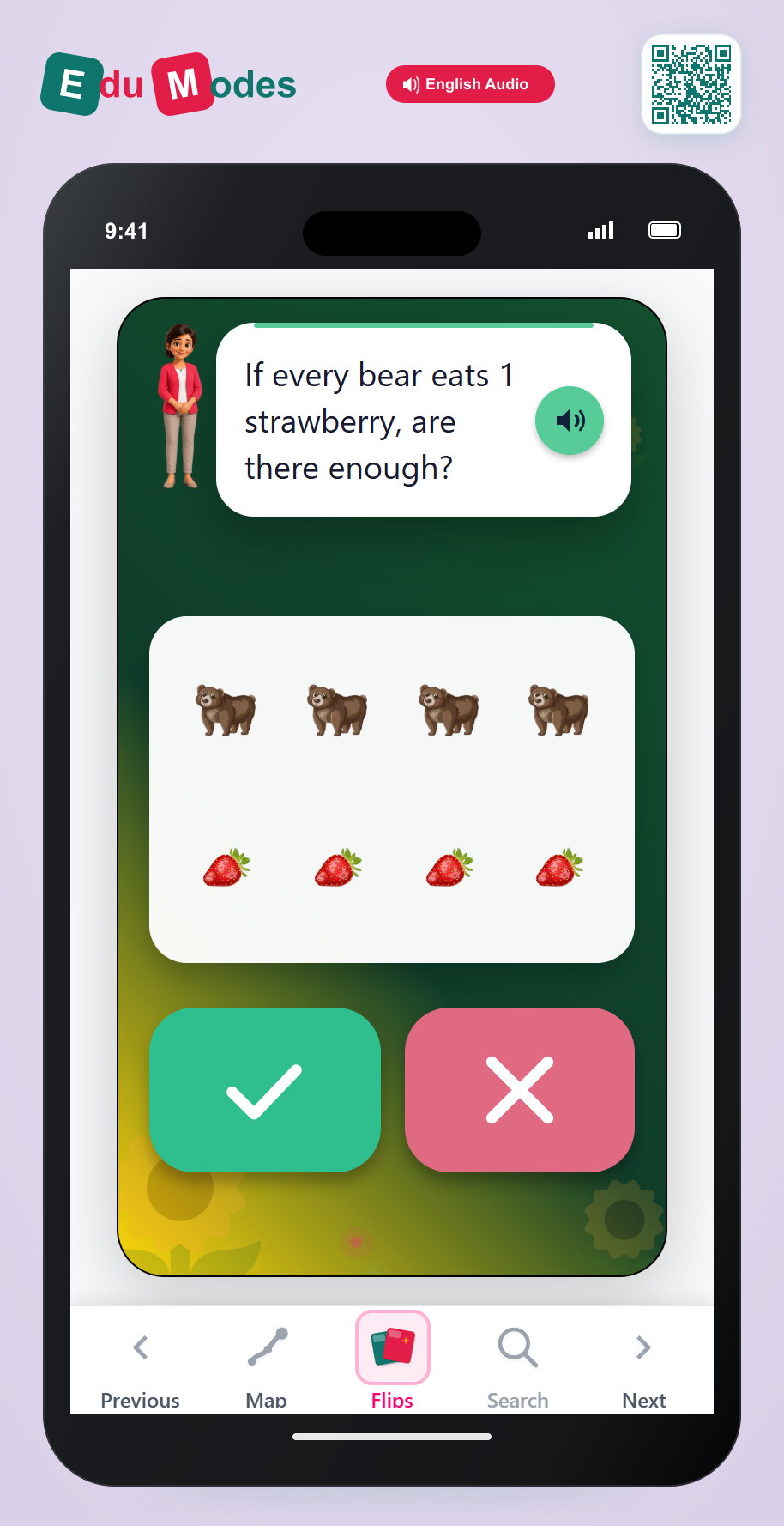 Are there enough? Bear and Berry - Interactive Learning Game Preview