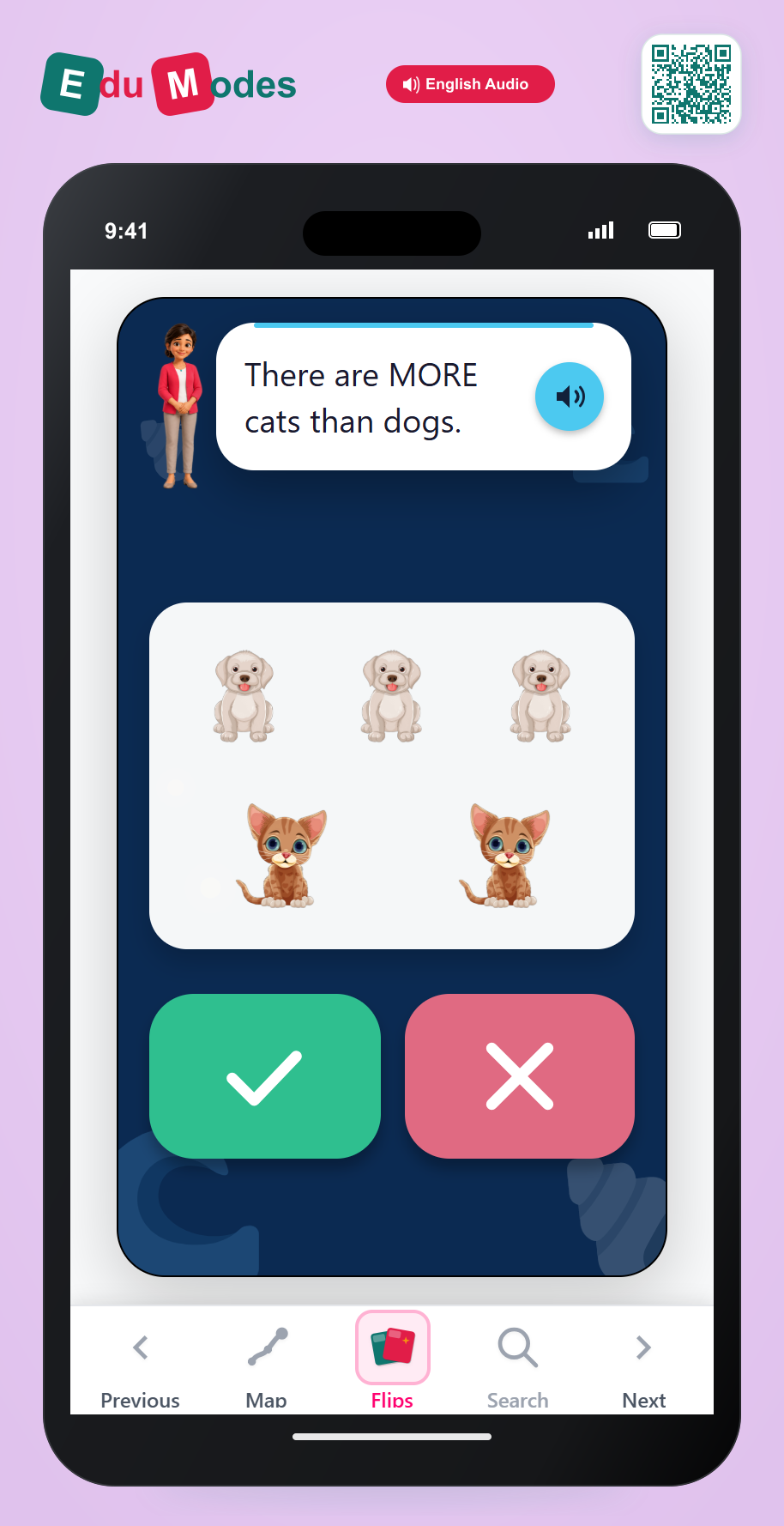 Which is More? 3 vs 2 - Interactive Learning Game Preview