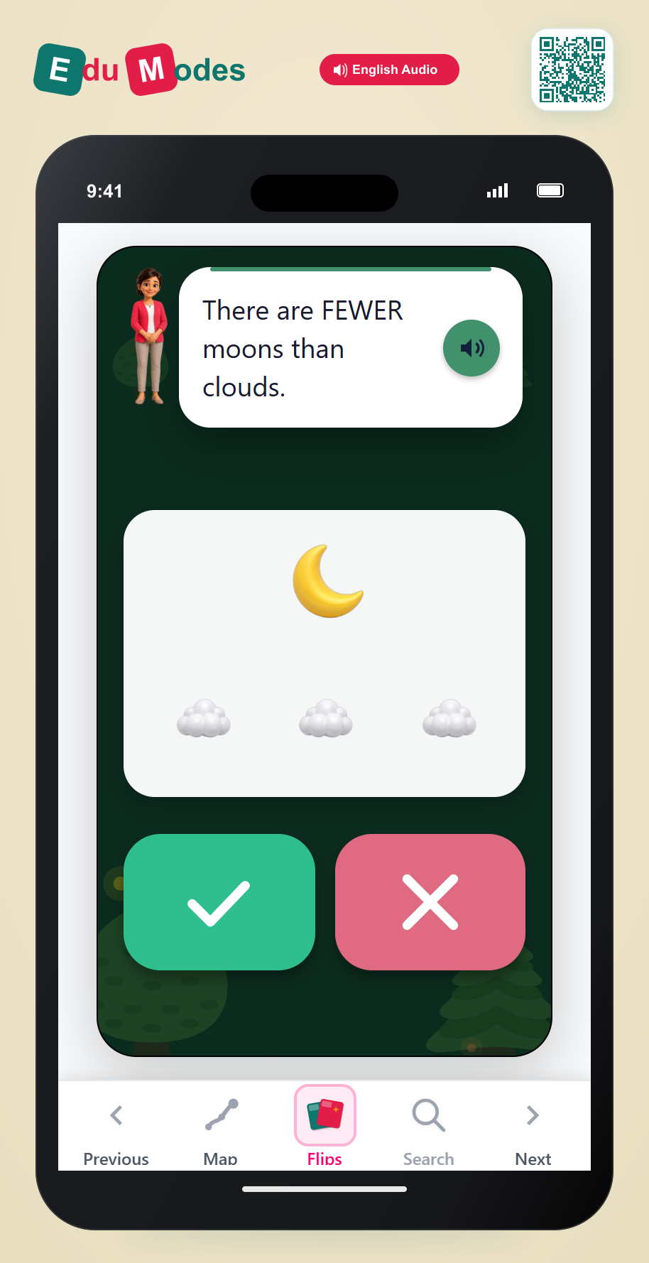 Which is Fewer? 1 vs 3 - Interactive Learning Game Preview