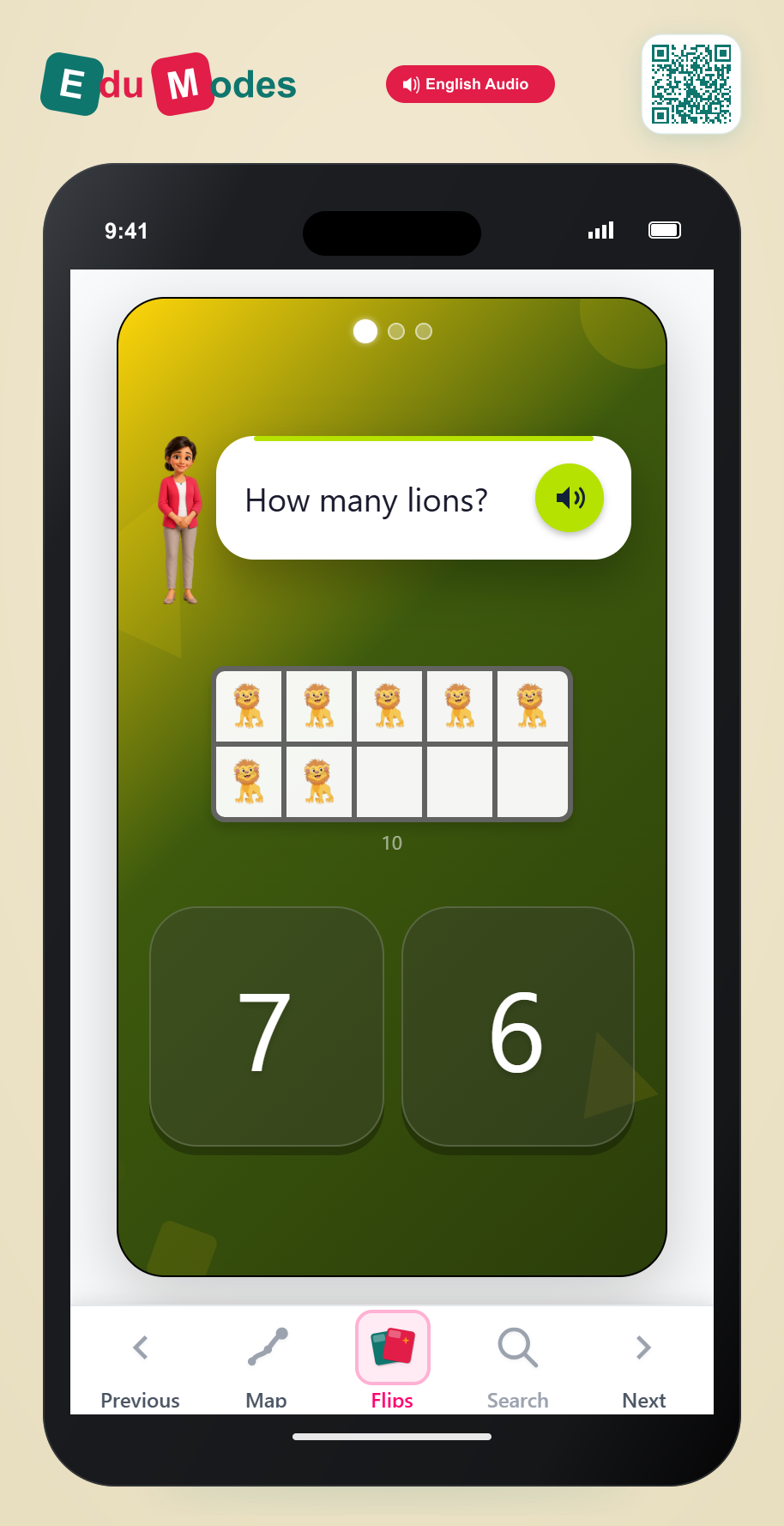 Ten Frame Review - Interactive Learning Game Preview