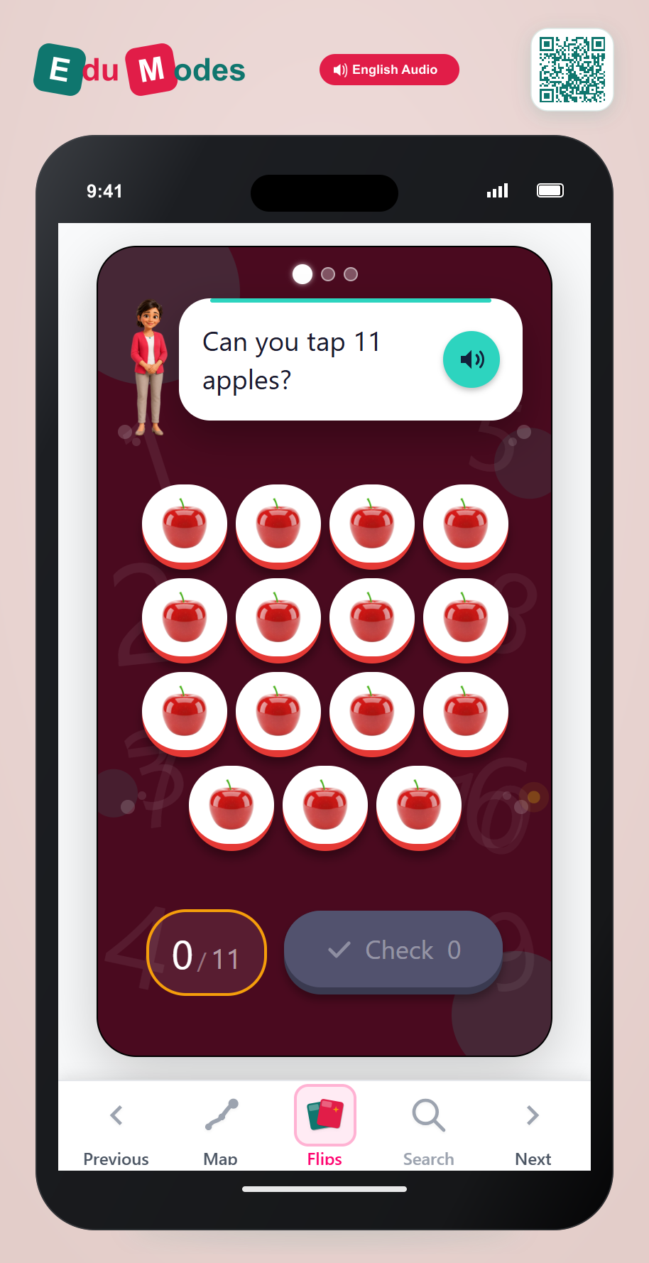 Count Out 11 to 13 - Interactive Learning Game Preview