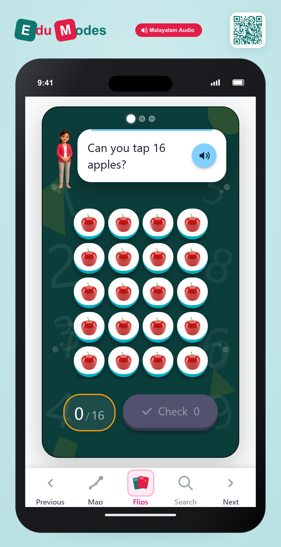 Count Out 16 to 18 - Interactive Learning Game Preview