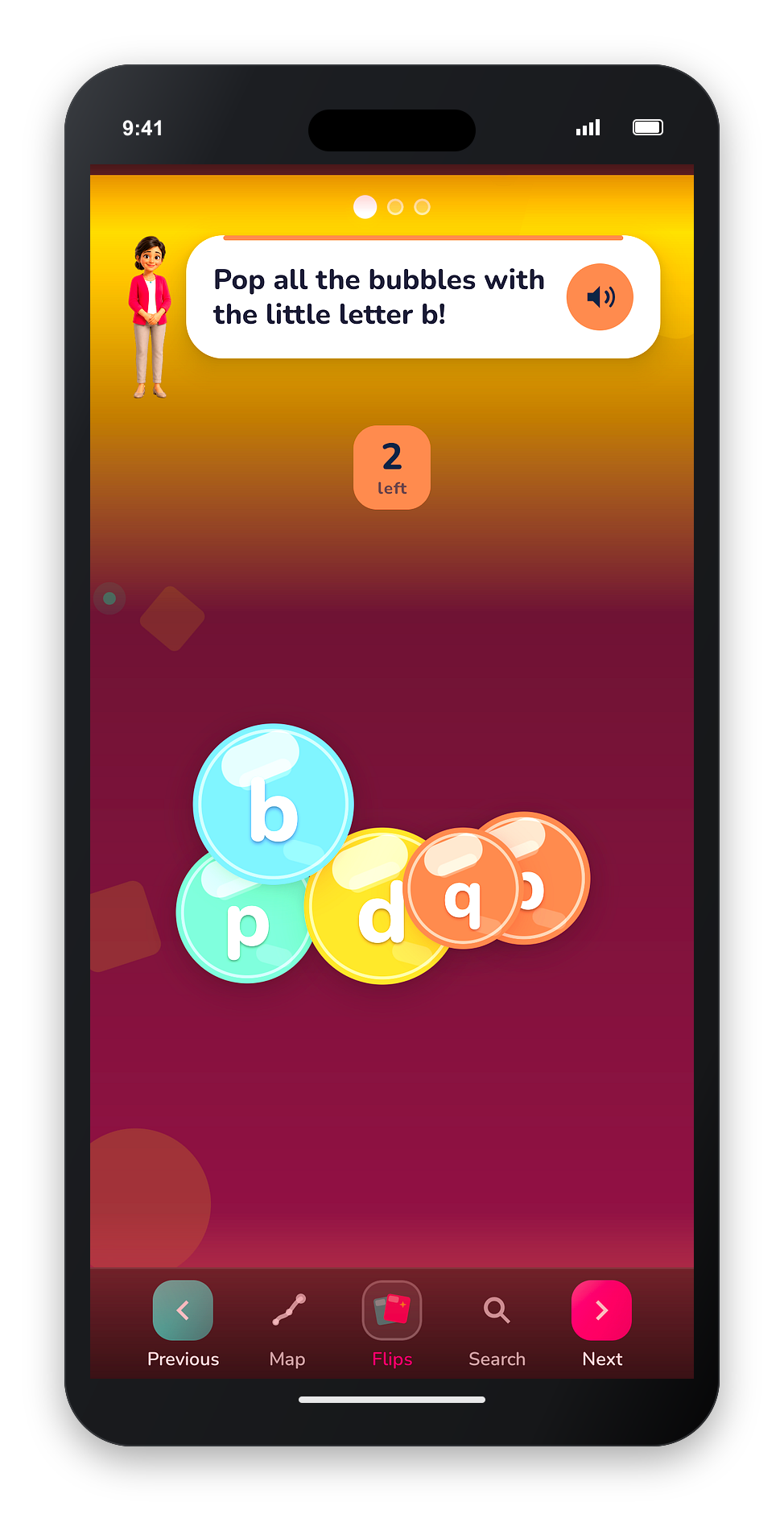 Find Lowercase Letters b, c, d - Interactive Learning Game Preview