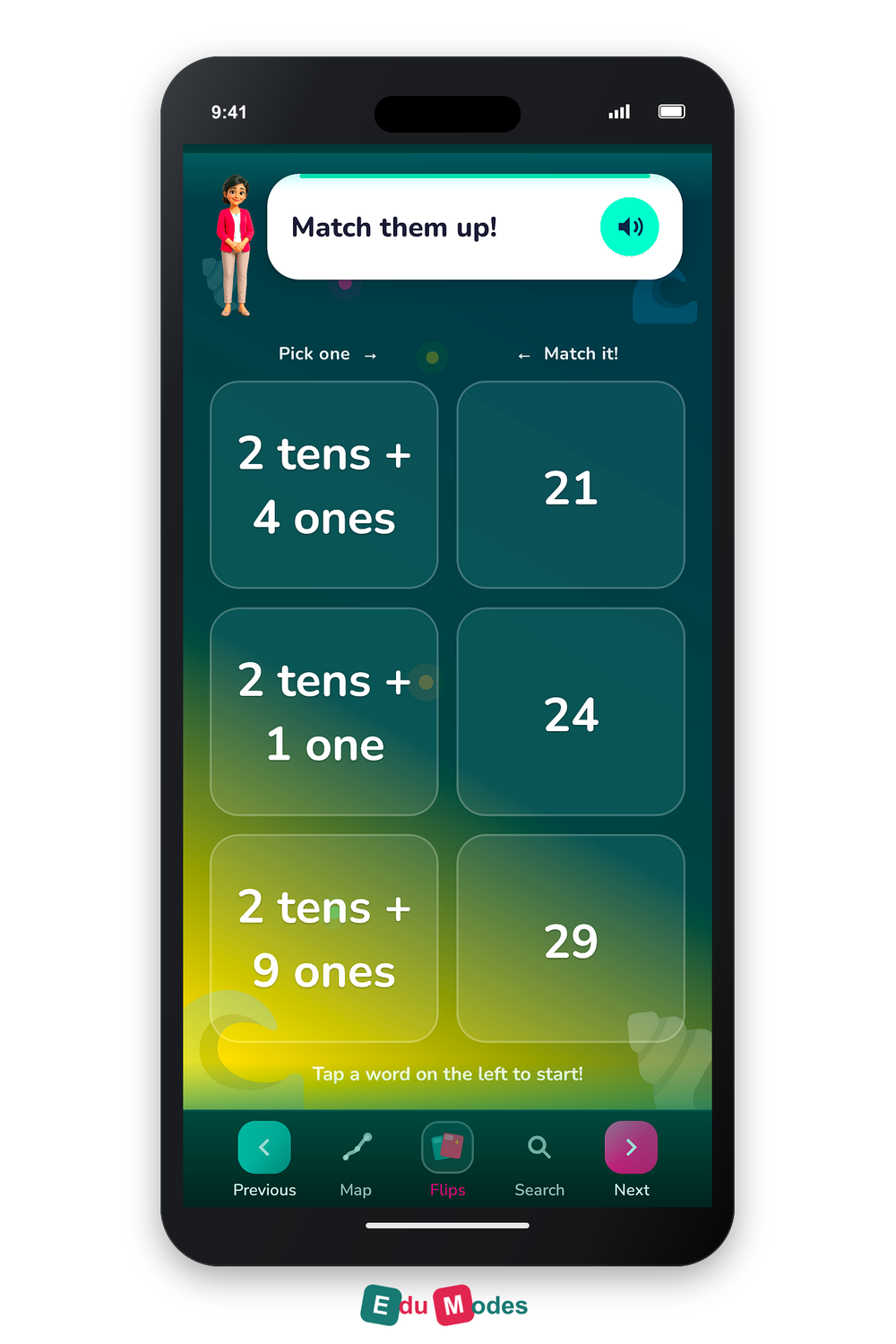 Match the Twenties - Interactive Learning Game Preview