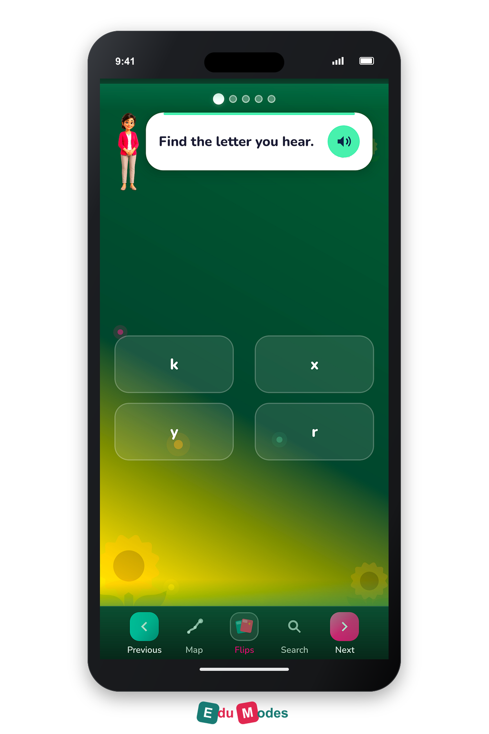 Listen & Select Lowercase: K to O - Interactive Learning Game Preview