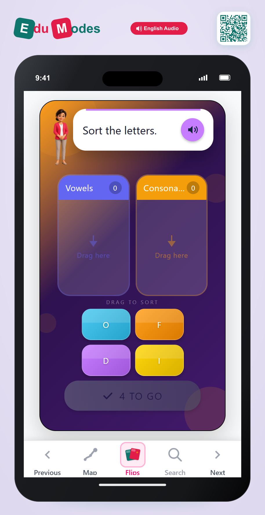 Sort the Letters 2 - Interactive Learning Game Preview