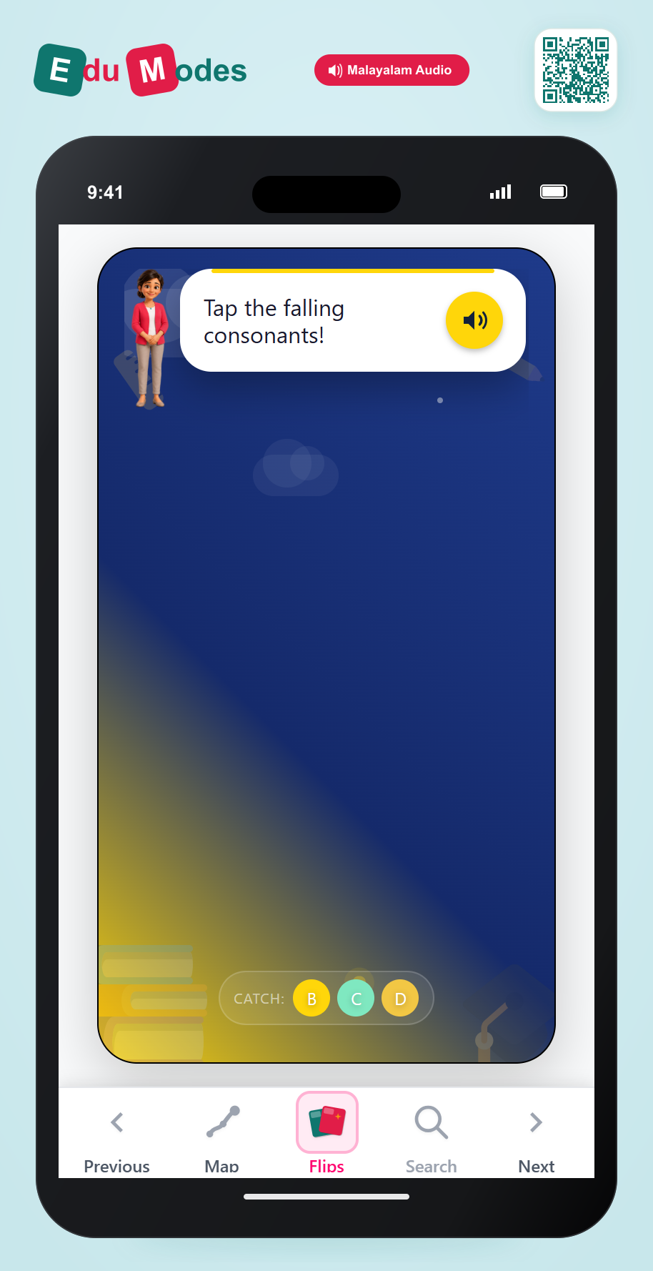 Catch the Consonants 1 - Interactive Learning Game Preview