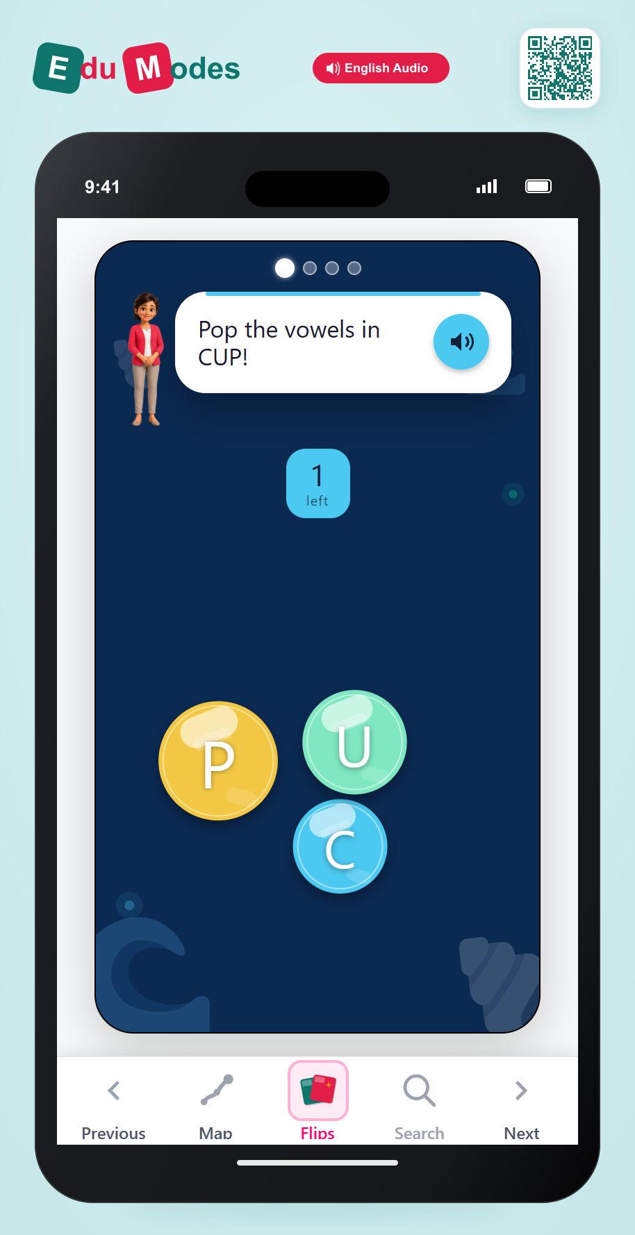 Pop Vowels Review - Interactive Learning Game Preview