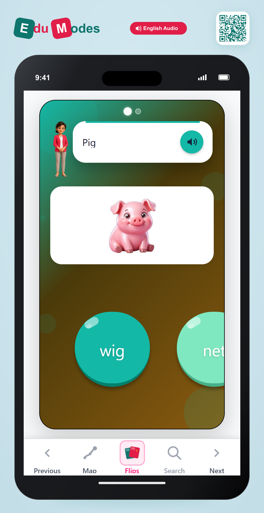 Rhyming: Pig and Wig - Interactive Learning Game Preview