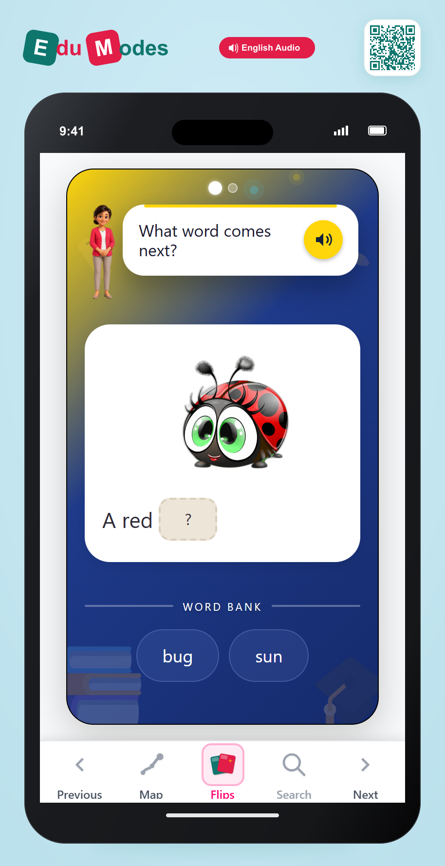 Complete the Rhyme: -ug - Interactive Learning Game Preview