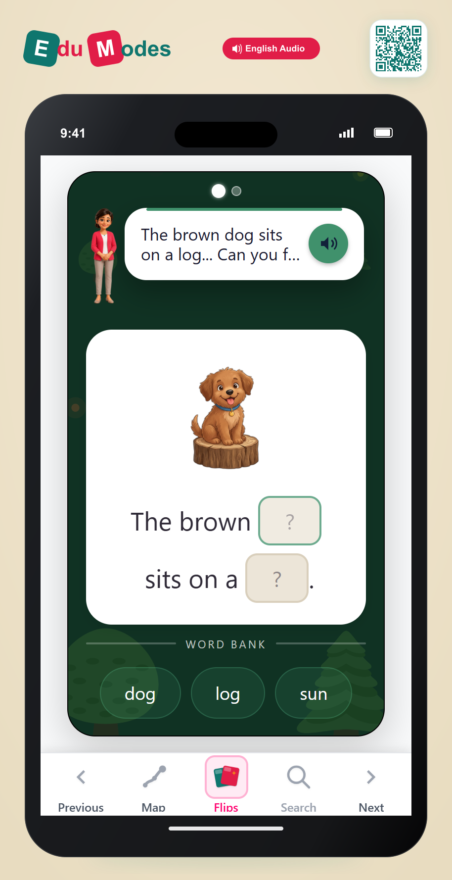 Multi Rhyme: -og & -en - Interactive Learning Game Preview