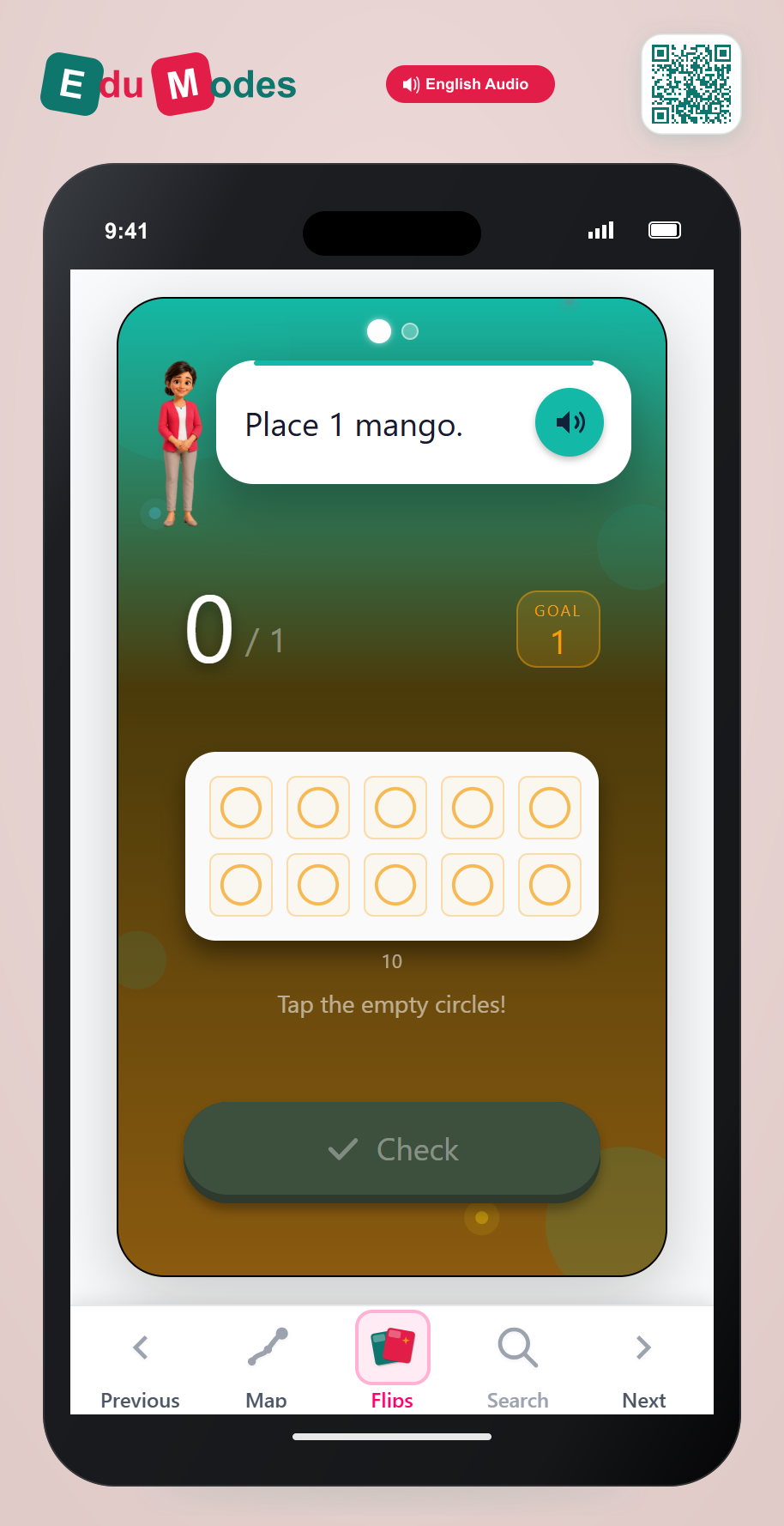 Count to 3: Place 1 - Interactive Learning Game Preview