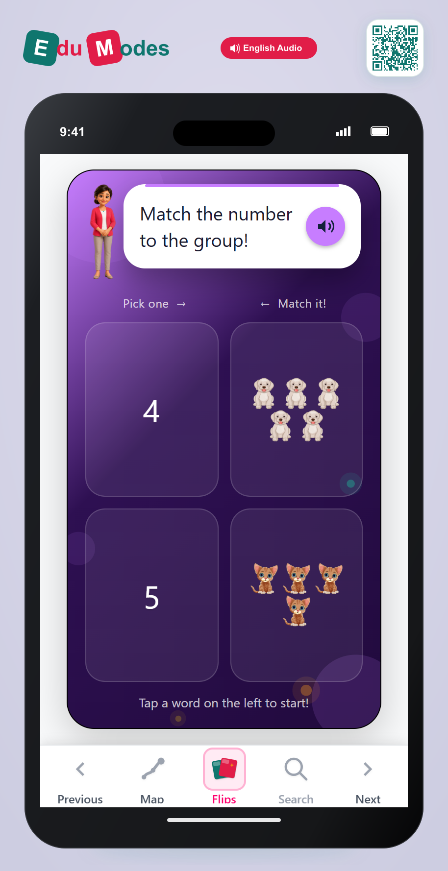 Match 4 and 5 Review - Interactive Learning Game Preview