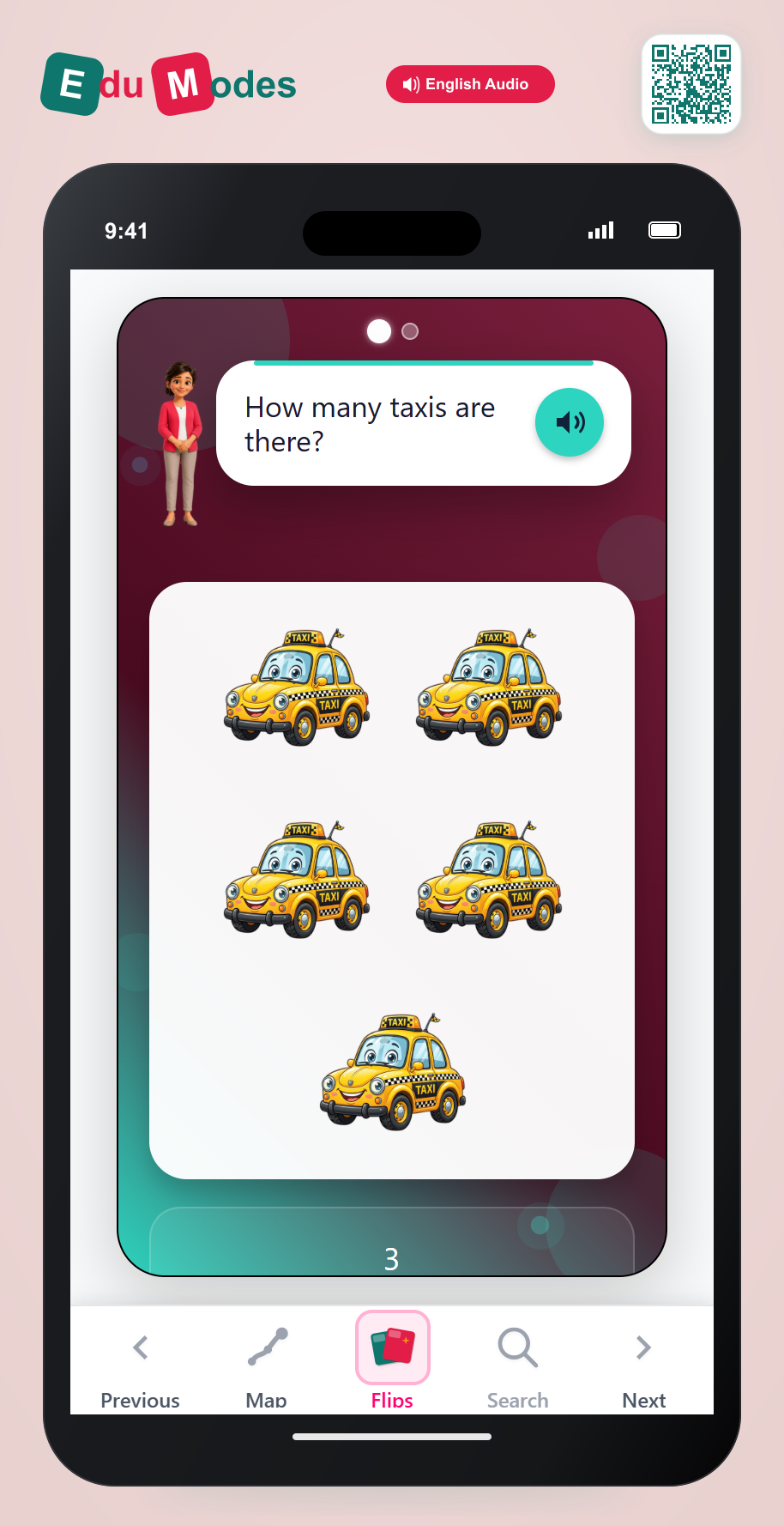 Review Counting 1 to 5 - Interactive Learning Game Preview