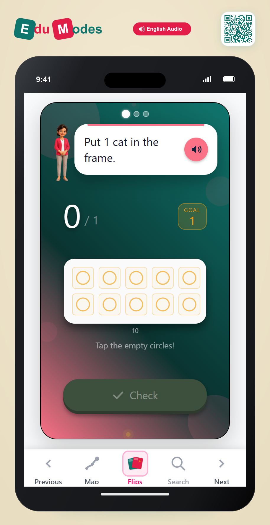 Build 1 to 3 on a Frame - Interactive Learning Game Preview