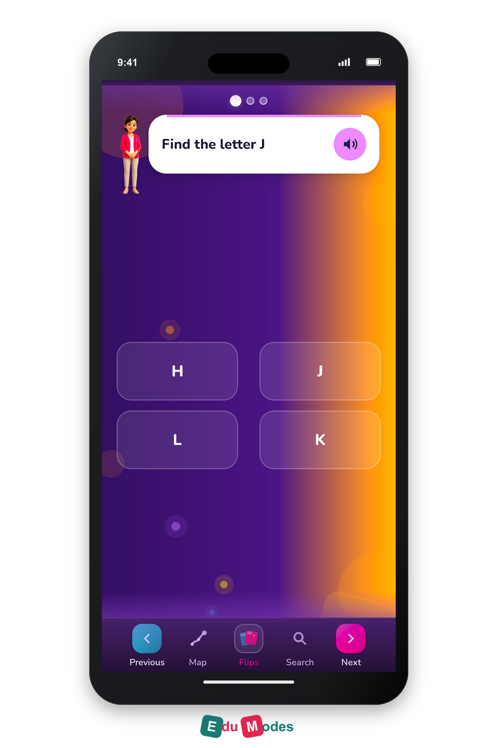 Uppercase Letters J, K, L - Interactive Learning Game Preview