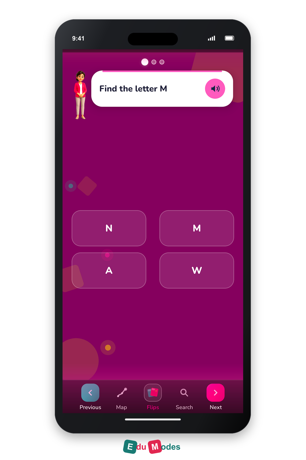 Uppercase Letters M, N, O - Interactive Learning Game Preview