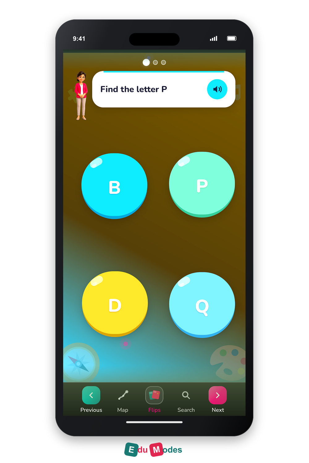 Uppercase Letters P, Q, R - Interactive Learning Game Preview