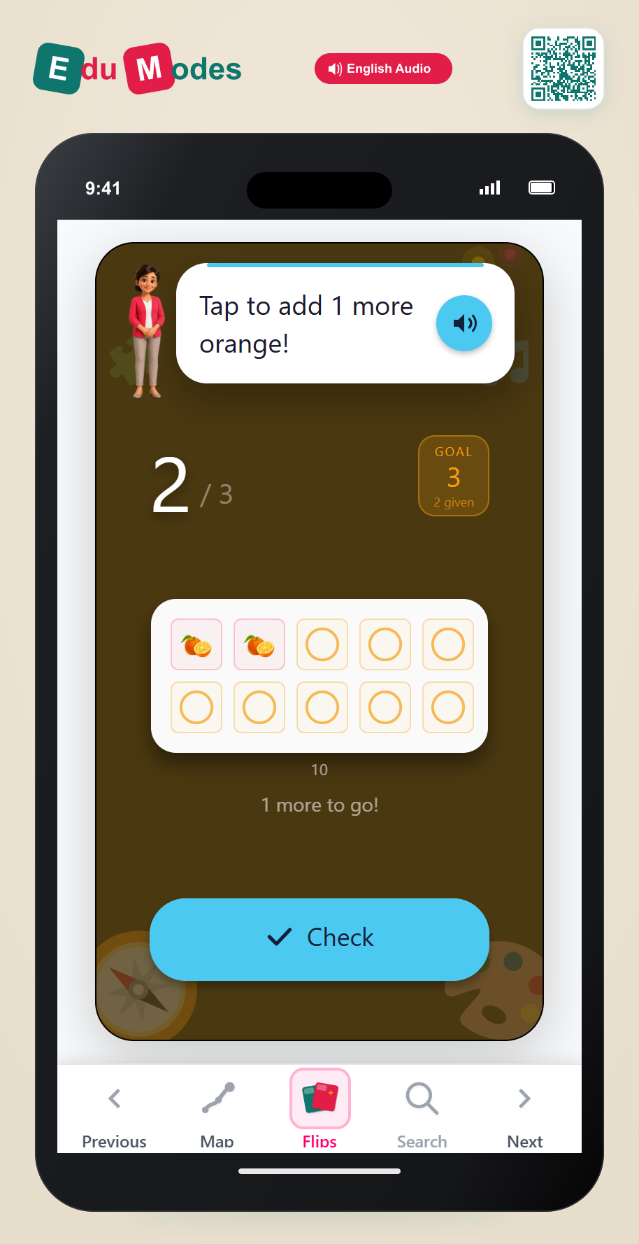 Tap One More: Oranges - Interactive Learning Game Preview