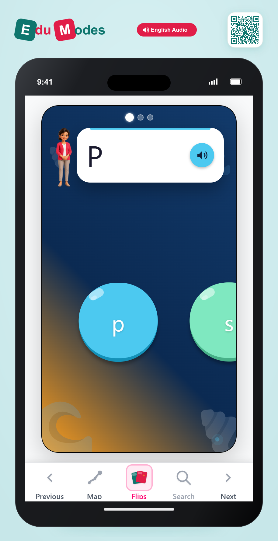 Lowercase Letter Match: p, s, u - Interactive Learning Game Preview