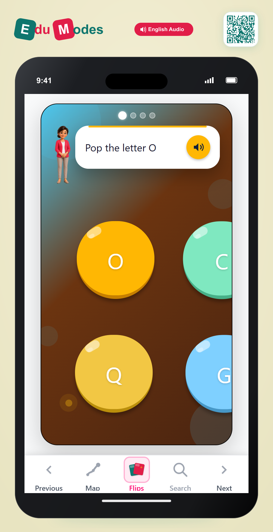 Find Similar Letters: O, Q, C, G - Interactive Learning Game Preview