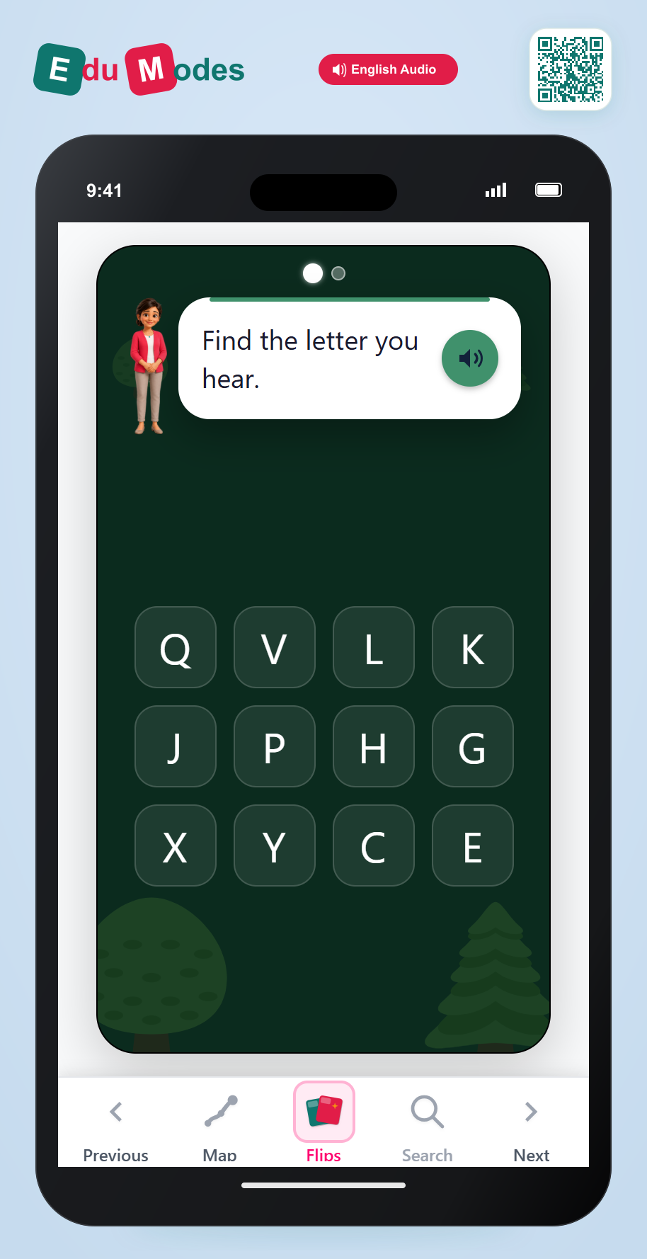 Uppercase Letters K and R - Interactive Learning Game Preview