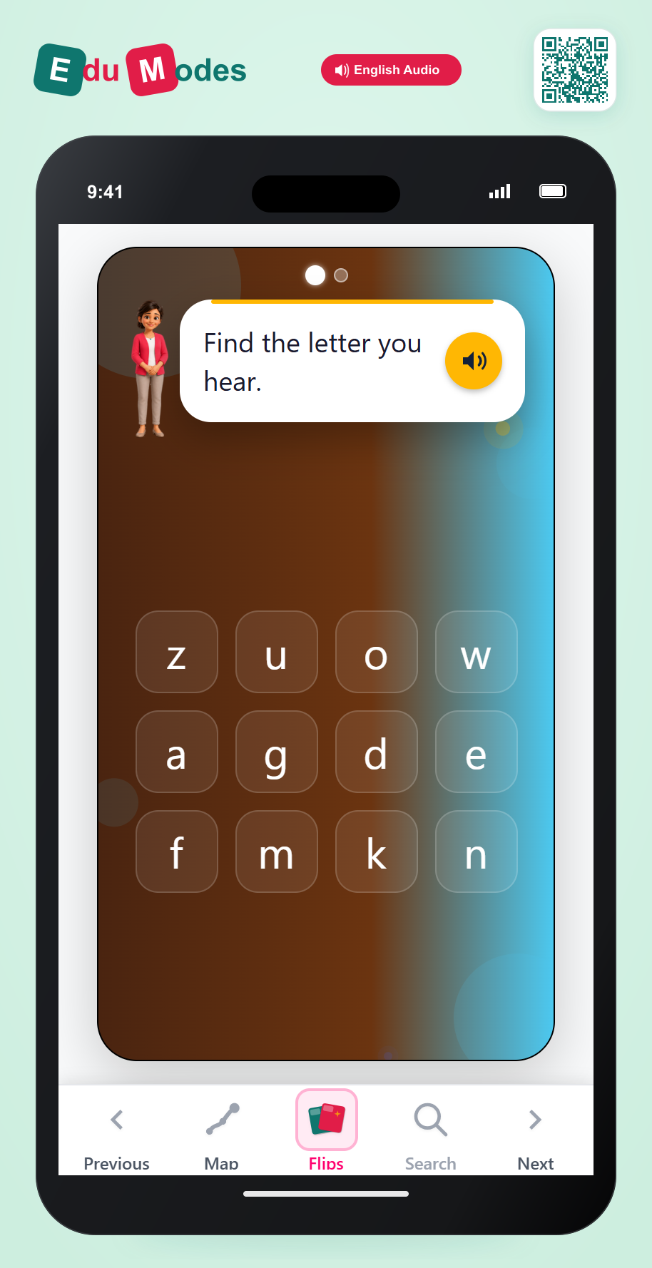 Lowercase Letters a and z - Interactive Learning Game Preview