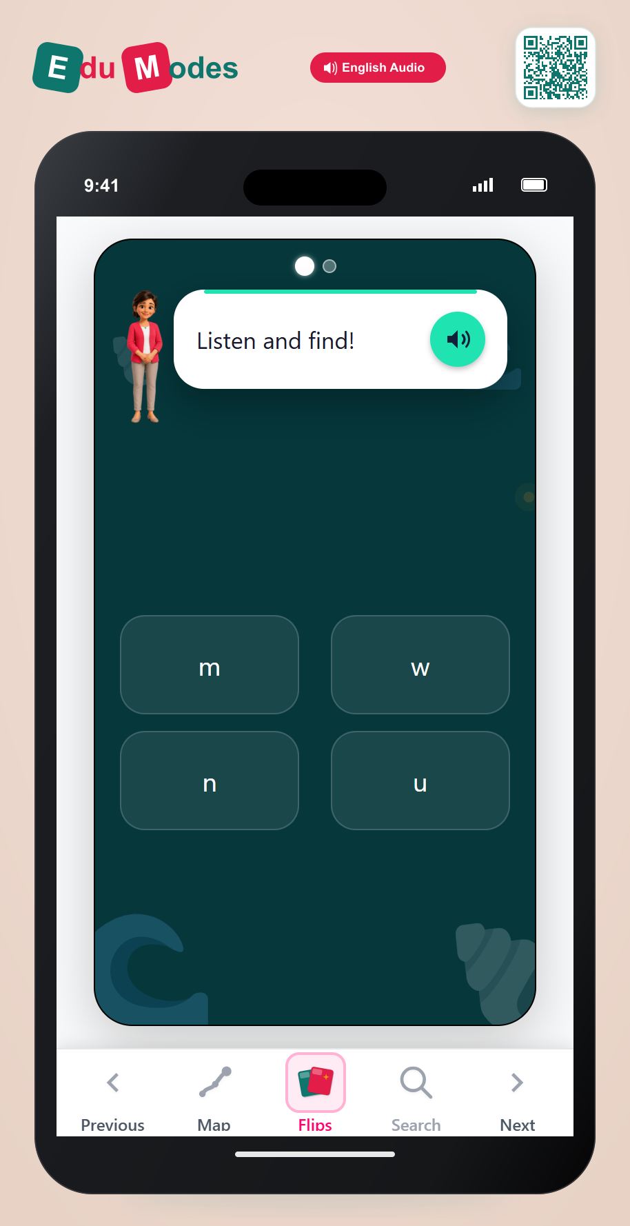Confused Letters: m and w (Part 1) - Interactive Learning Game Preview