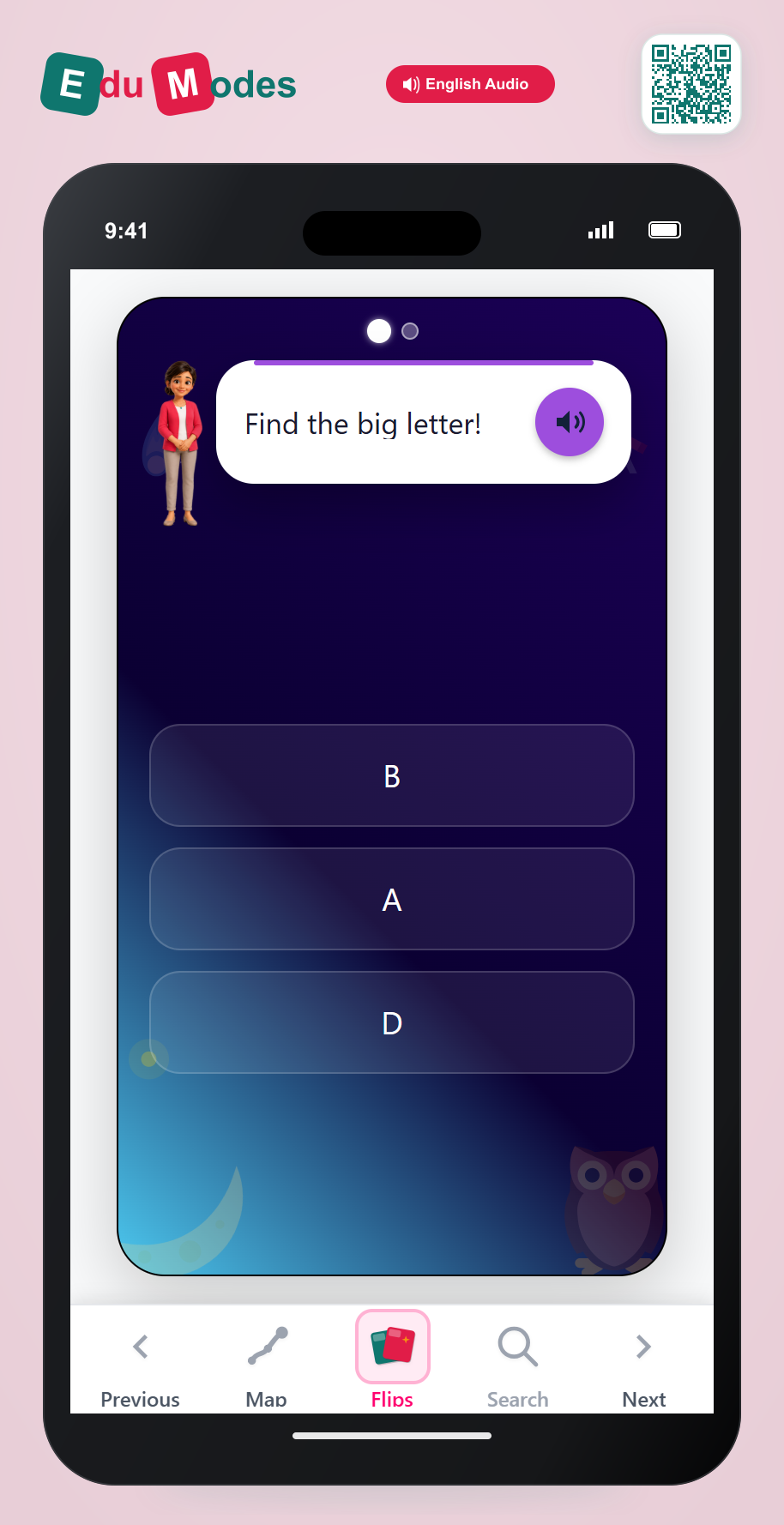 Find the Uppercase A and B - Interactive Learning Game Preview