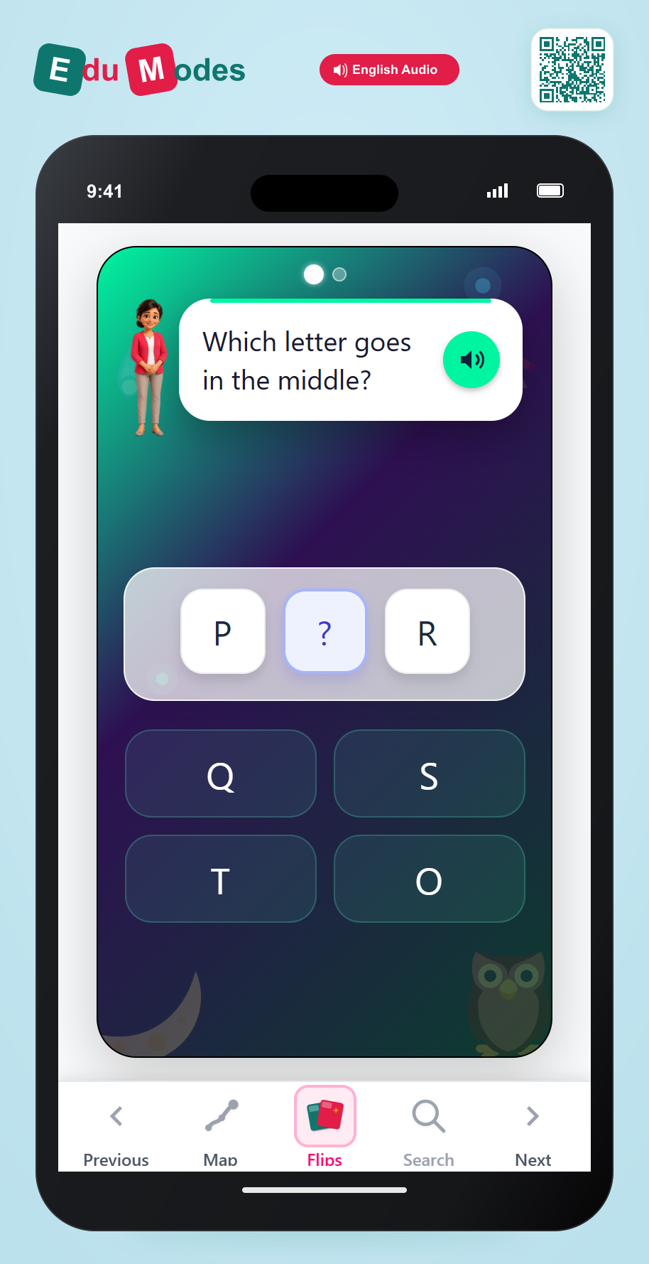 Put the letters in ABC order - Missing Letter - Interactive Learning Game Preview