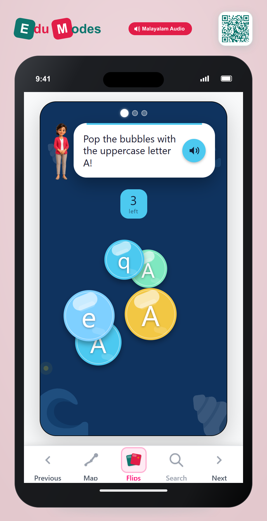 Uppercase Match: A, B, D - Interactive Learning Game Preview
