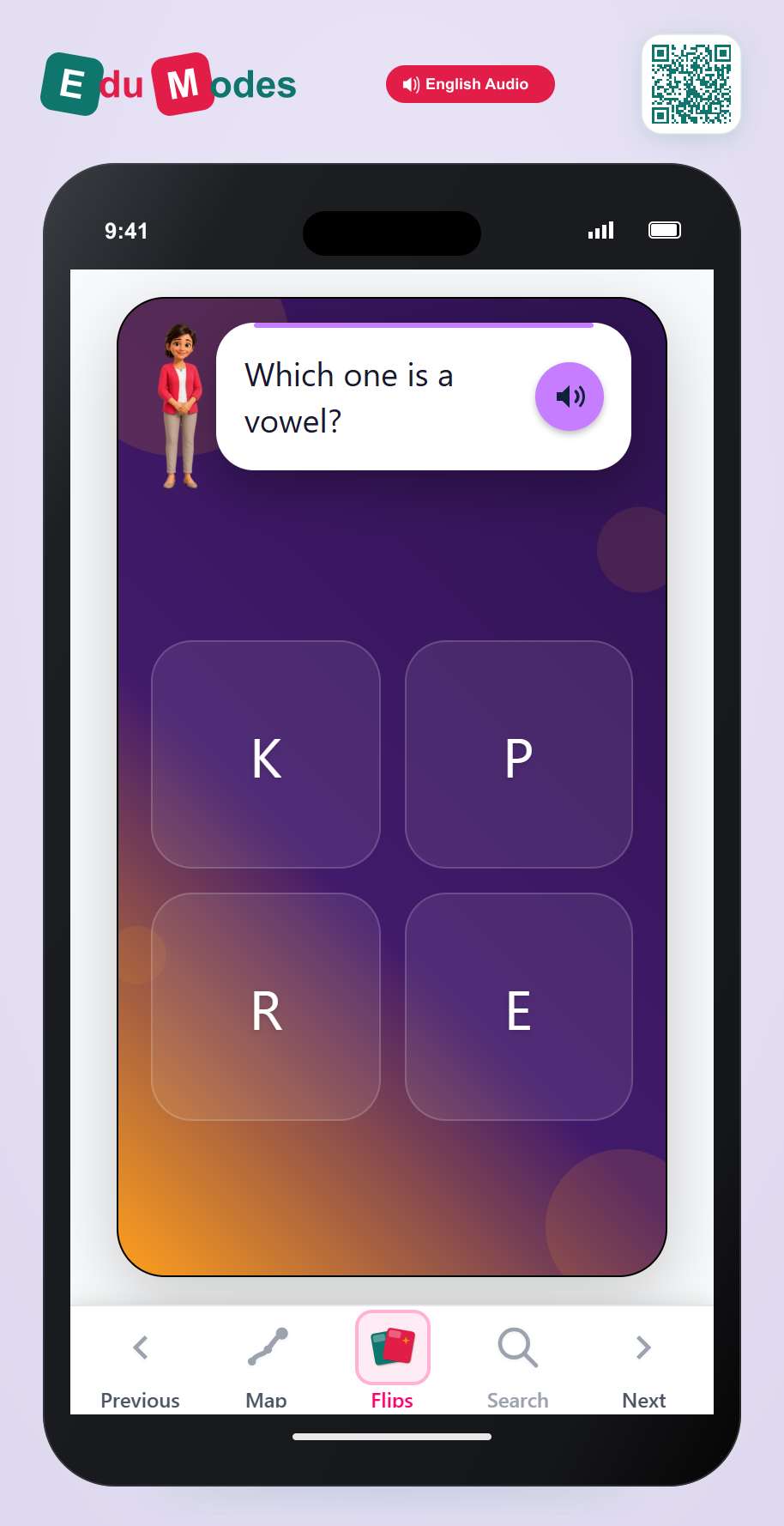 Find the Vowel 1 - Interactive Learning Game Preview