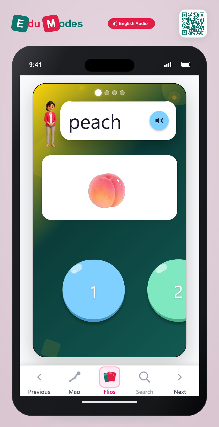 More Fruit Syllables - Interactive Learning Game Preview
