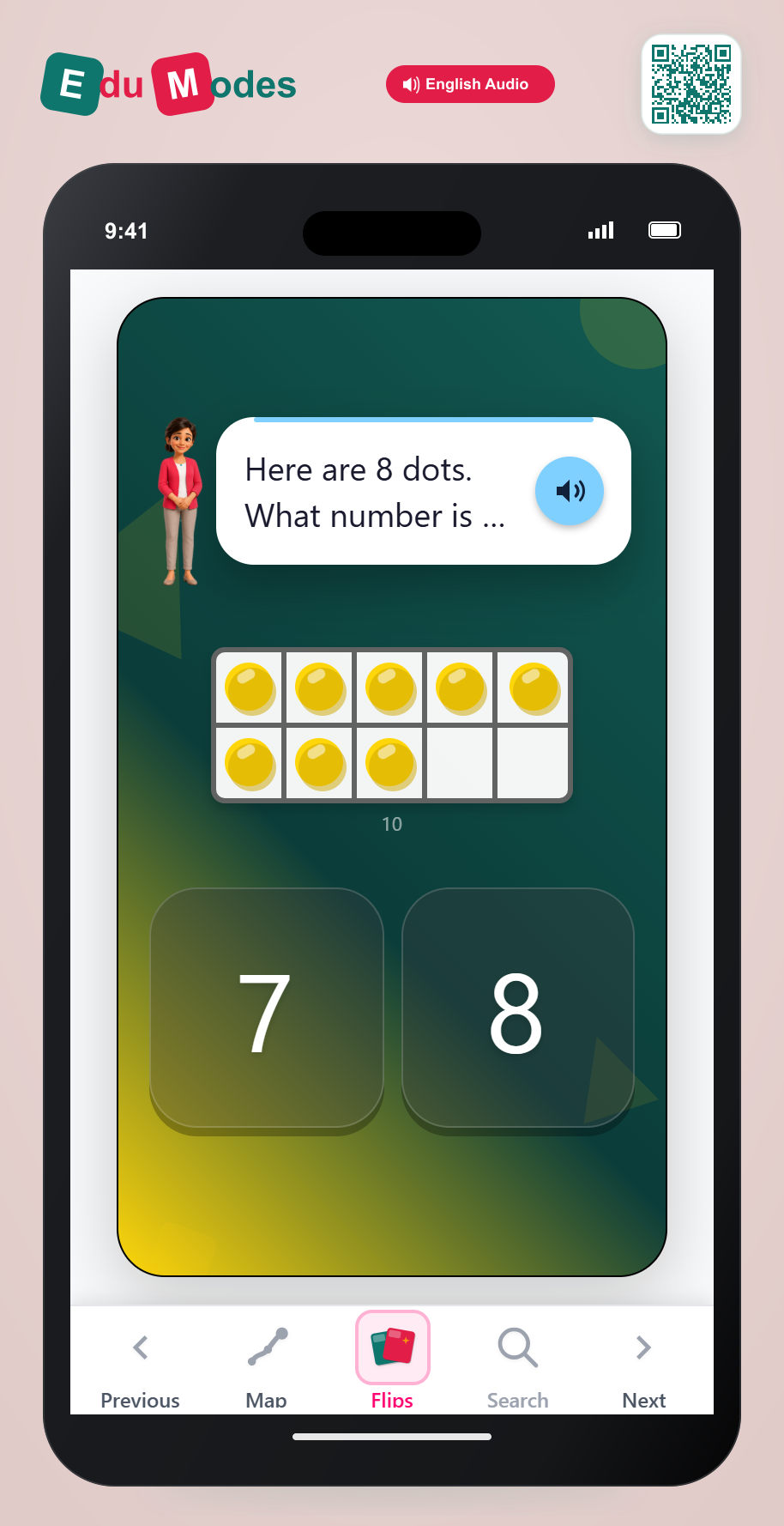 One Less Ten_frame_quiz 6 - Interactive Learning Game Preview
