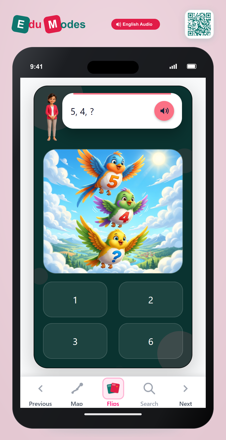 Count Up and Down to 10 - Flip 4 - Interactive Learning Game Preview