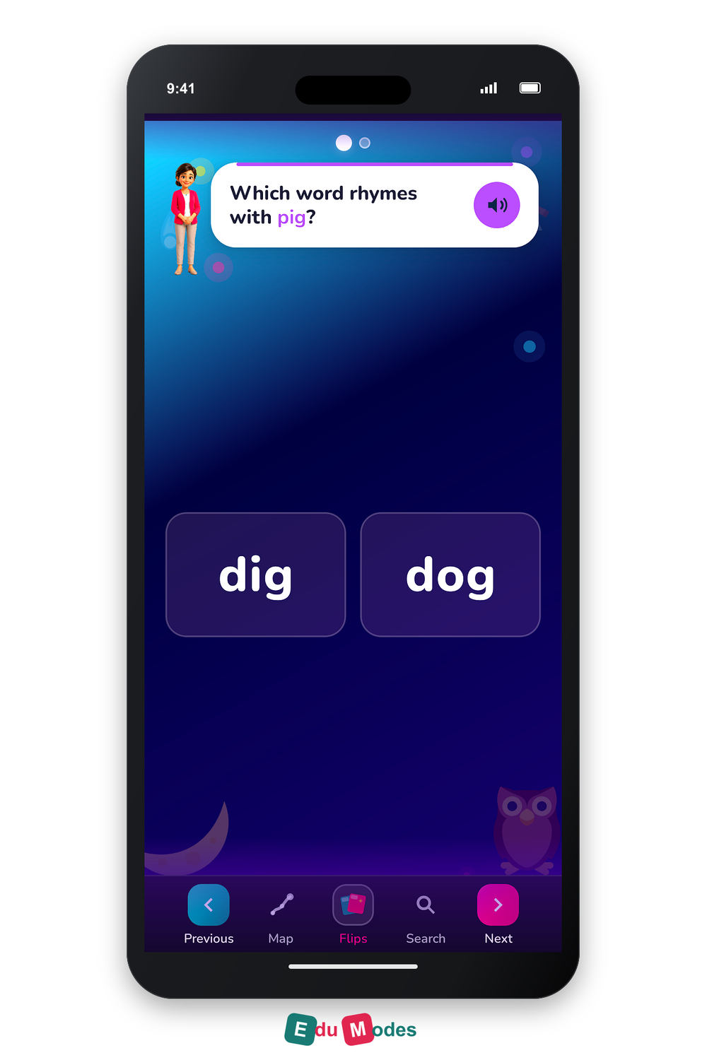 Short I Endings - Interactive Learning Game Preview