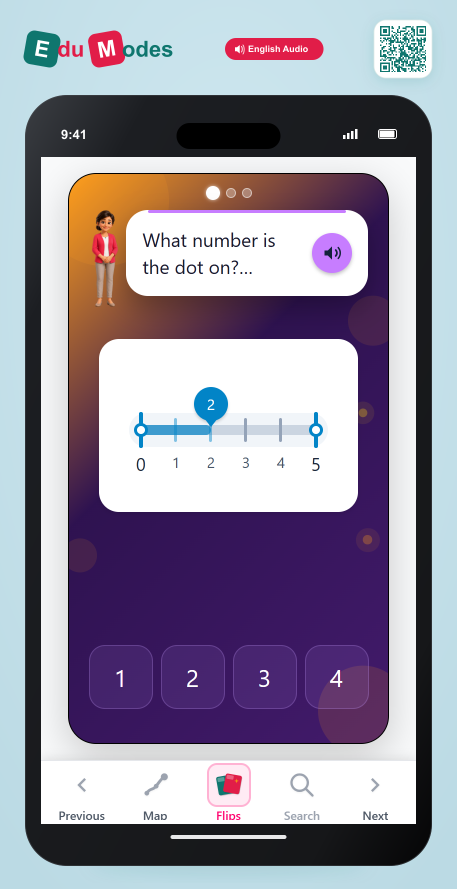 Number lines up to 5 - Find the Number - Interactive Learning Game Preview