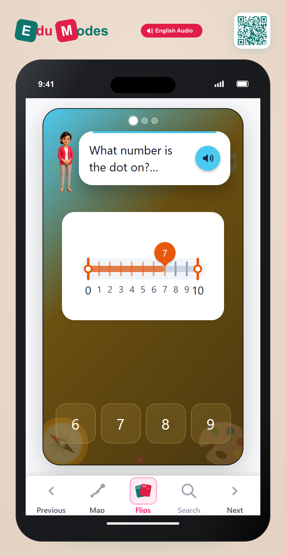 Number lines up to 10 - Find the Number - Interactive Learning Game Preview