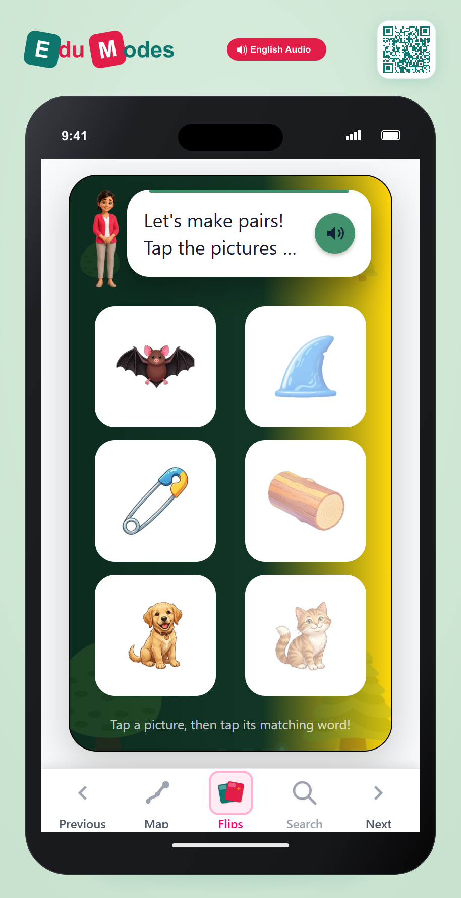 Rhyming Pairs Match - Interactive Learning Game Preview