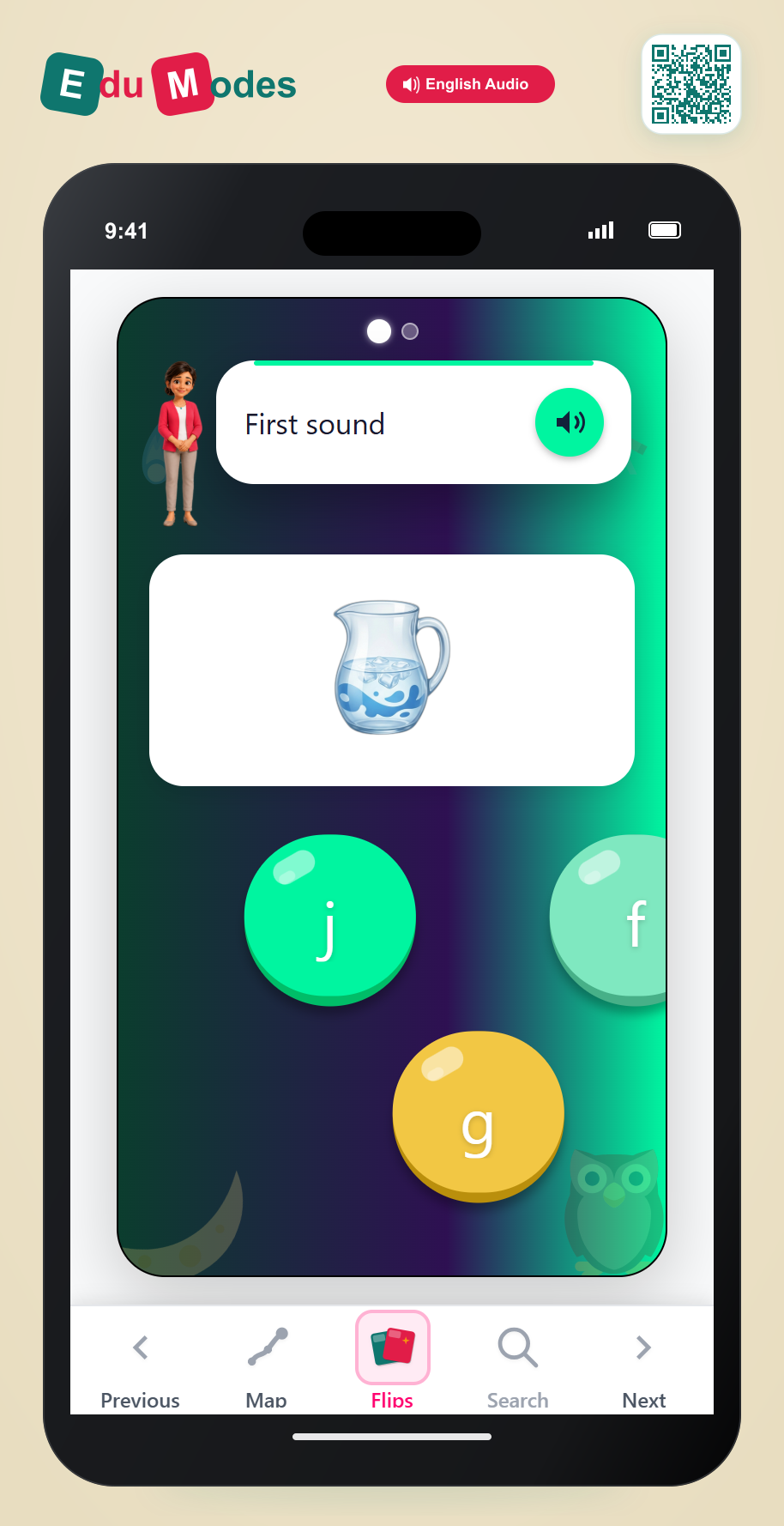 Identify Sounds in JUG & FAN - Interactive Learning Game Preview