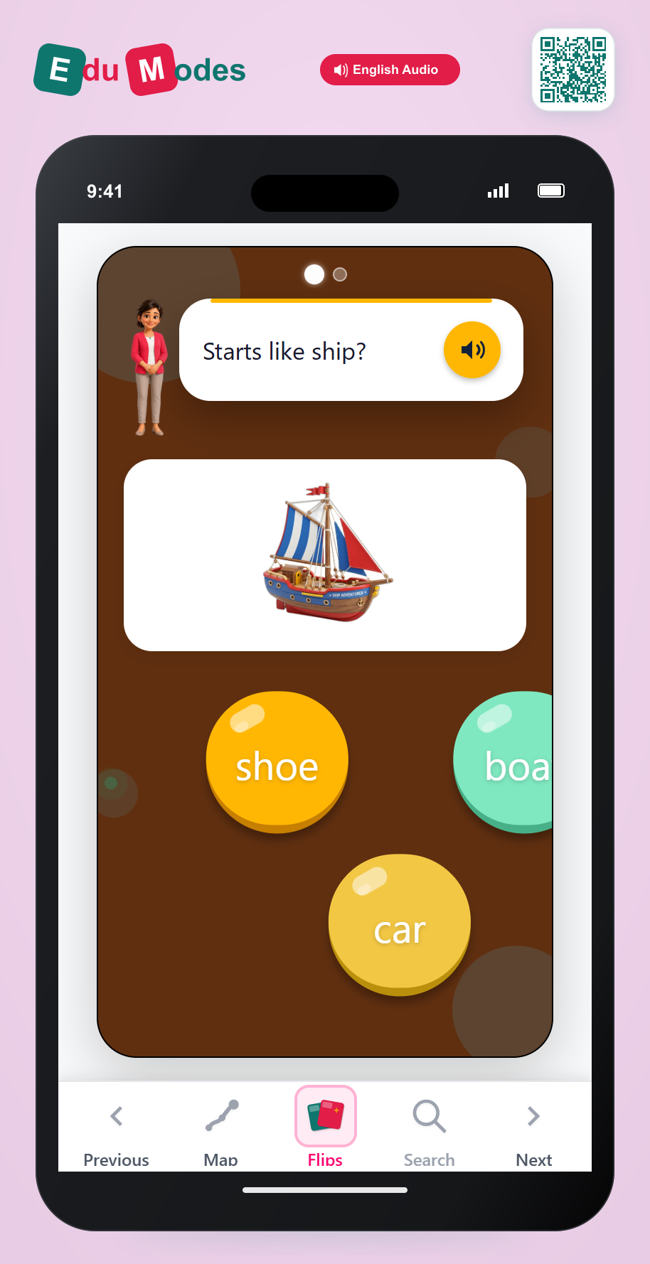 Which two words start with the same sound? - Part 9 - Interactive Learning Game Preview