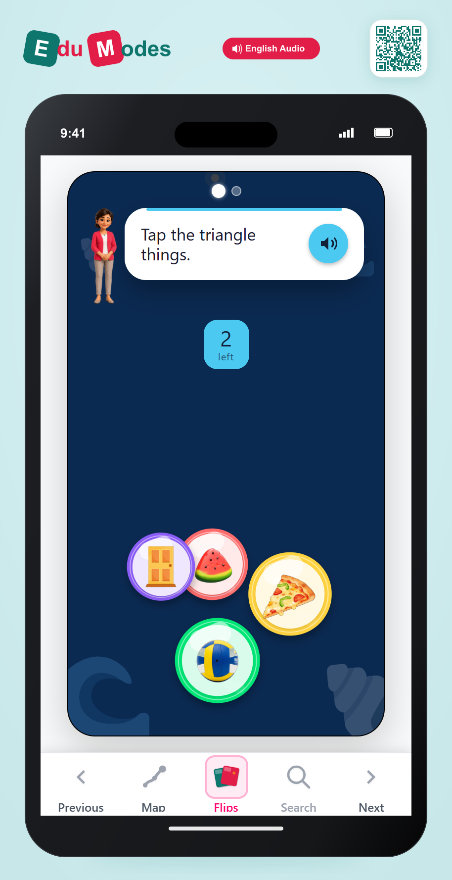 Triangle Picture Hunt - Interactive Learning Game Preview
