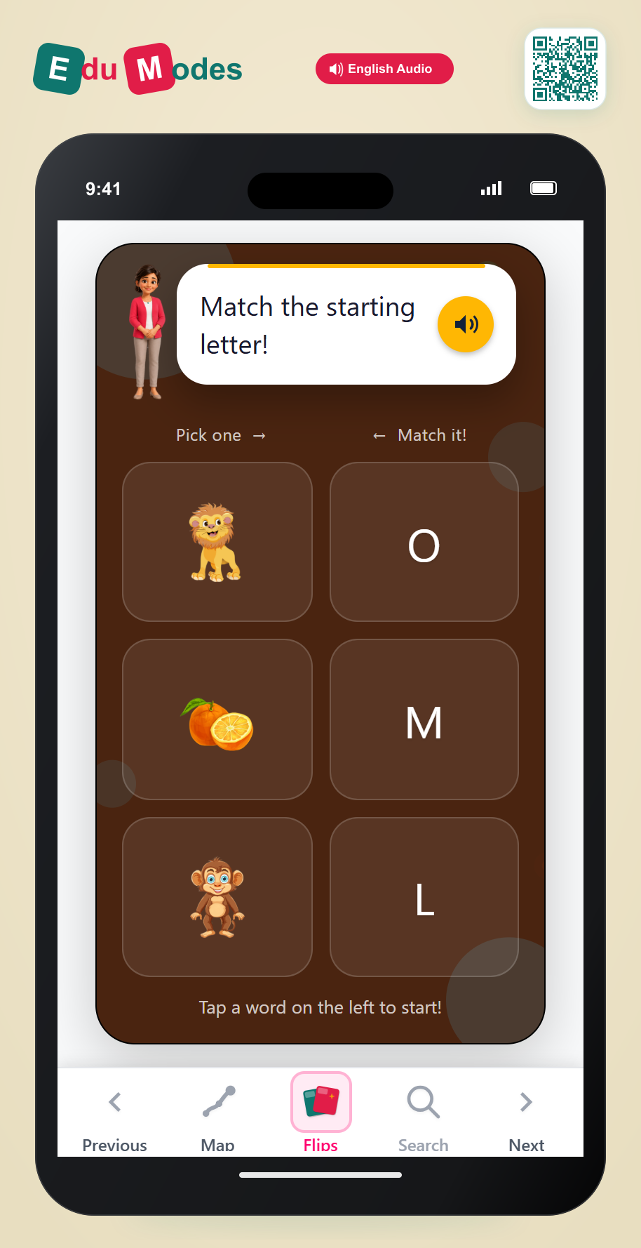 L to O - Matching - Interactive Learning Game Preview