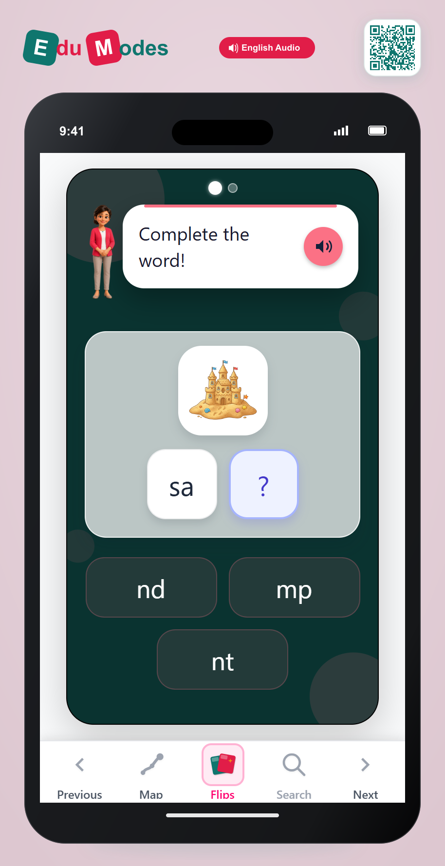 Mixed Final Blends 1 - Interactive Learning Game Preview
