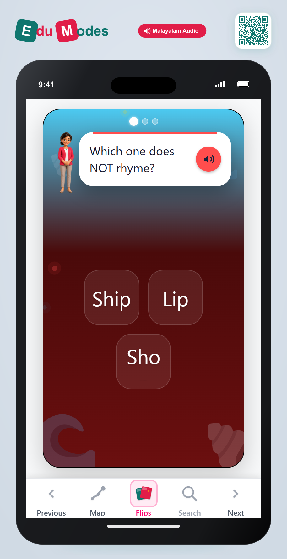 Odd One Out (Digraphs) - Interactive Learning Game Preview