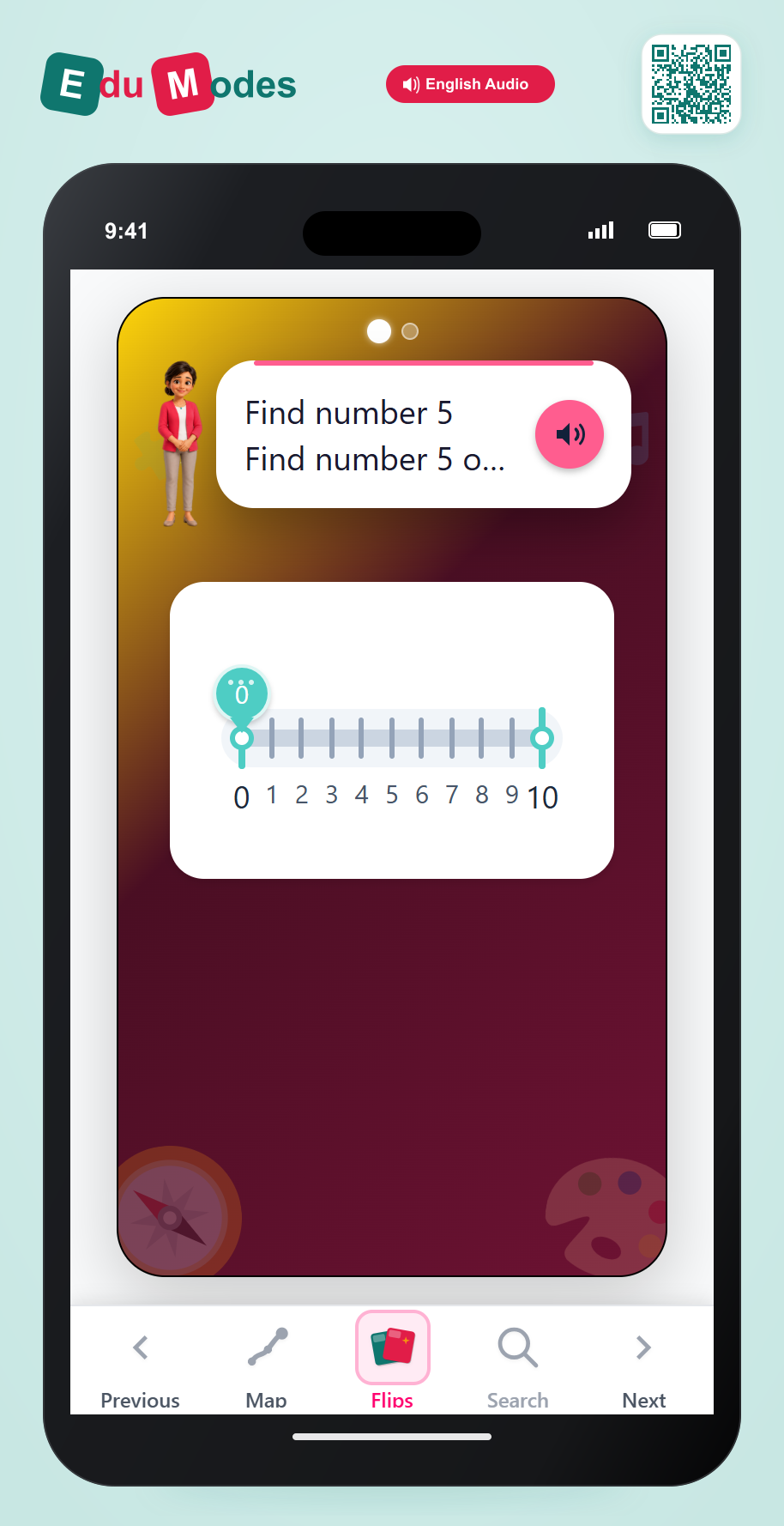 Place on Line 0-10 - Interactive Learning Game Preview