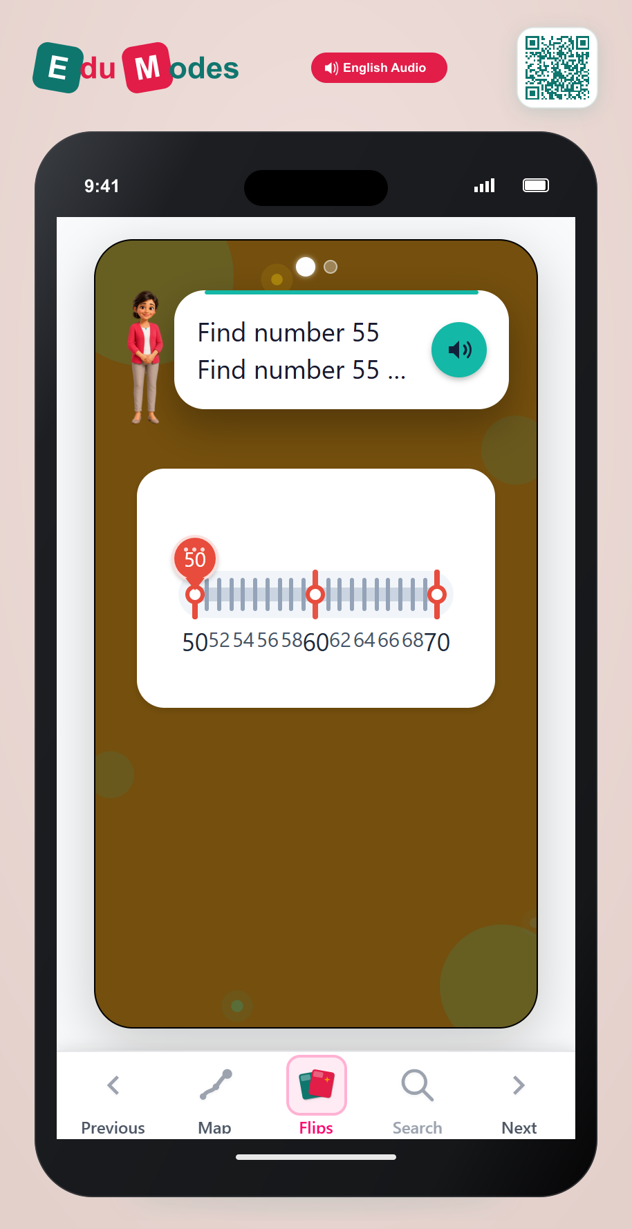 Place on Line 50-70 - Interactive Learning Game Preview