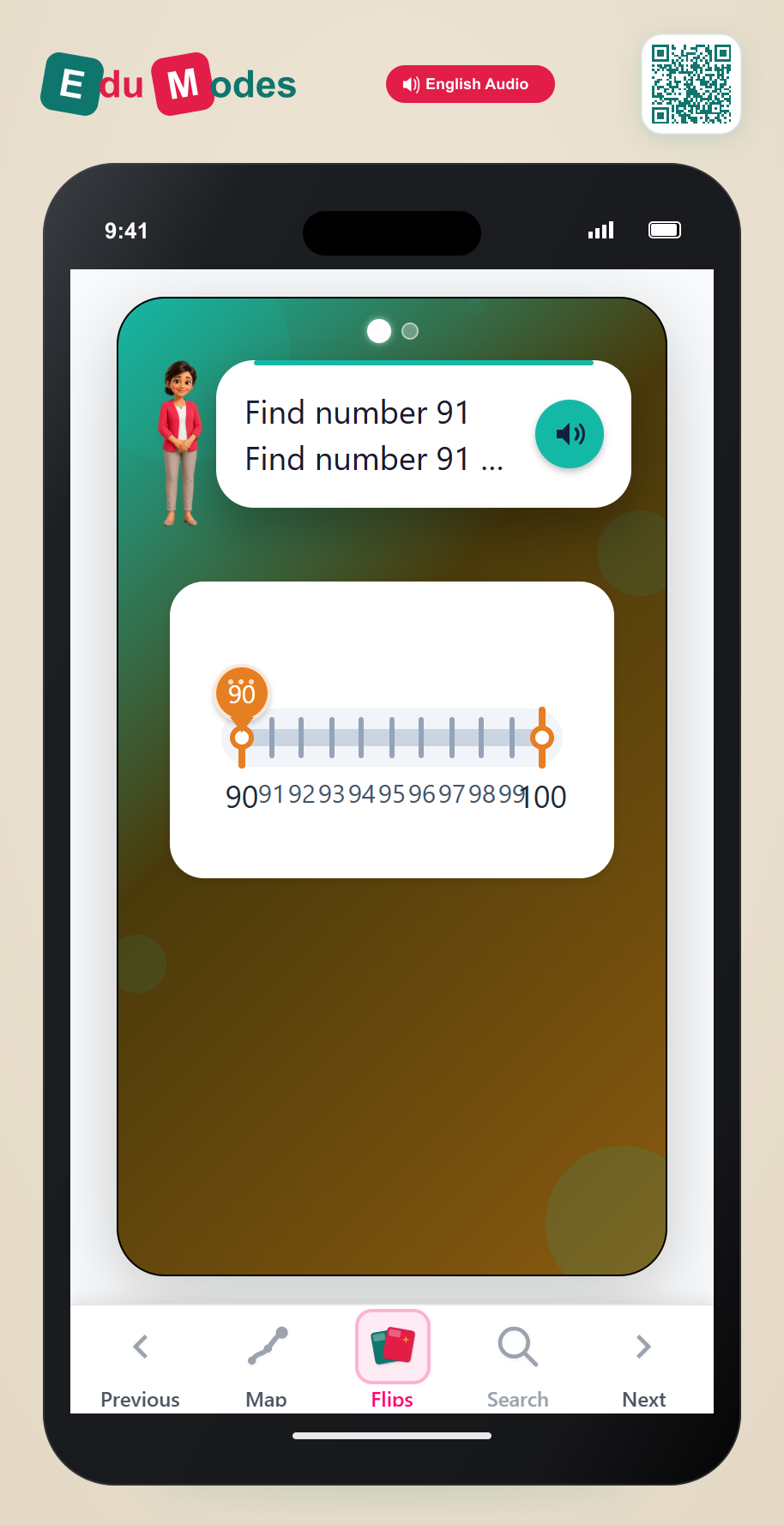 Place on Line 90-100 - Interactive Learning Game Preview